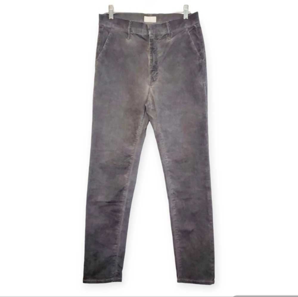 Mother Killing Time The Shaker Prep Trousers in Mottled Black